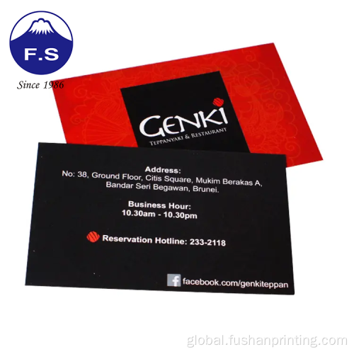 Thick Business Card Printing Thick Custom Paper Business Card Printing Supplier